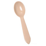 SPOONS PLASTIC TYPE IV HIGH IMPACT TAN 5" - 7340001708374 Product Image 