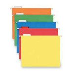 FOLDER FILE HANGING LETTER 1/5-CUT TABS ASSRT COLORS - 7530013161639 Product Image 