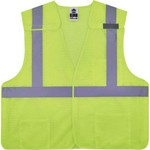Ergodyne 8217BA Breakaway Hi-Vis Class 2 Vest - Recommended for: Accessories, Flagger, Airport, Baggage Handling, Forestry, Utility - 2-Xtra Large/3-Xtra Large Product Image 