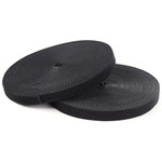 StarTech.com Hook-and-Loop Cable Management Tie - 100 ft. Bulk Roll - Black - Cut-to-Size Cable Wrap / Straps Product Image 