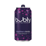 Bubly Flavored Sparkling Water, Blackberry, 12 oz Can, 8 Cans/Pack, 3 Packs/Carton Product Image 