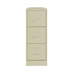 Hirsh Industries Vertical Letter File Cabinet, 3 Letter-Size File Drawers, Putty, 15 x 22 x 40.19 (HID24855) Product Image 