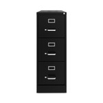 Hirsh Industries Vertical Letter File Cabinet, 3 Letter-Size File Drawers, Black, 15 x 22 x 40.19 (HID24856) Product Image 