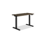 HON Coordinate Height Adjustable Desk Bundle 2-Stage, 46" x 22" x 27.75" to 47", Florence Walnut\Black Product Image 