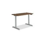 HON Coordinate Height Adjustable Desk Bundle 2-Stage, 46" x 22" x 27.75" to 47", Pinnacle\Silver Product Image 