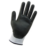 KleenGuard G60 ANSI Level 2 Cut-Resistant Gloves, 250 mm Length, X-Large/Size 10, White/Black, 12 Pairs (KCC38692) Product Image 