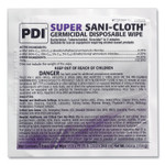 Sani Professional Super Sani-Cloth Individually Wrapped Germicidal Disposable Wipes, Extra-Large, 1-Ply, 11.5 x 11.75, White, 50/Box,3 Boxes/CT (PDIU87295) Product Image 