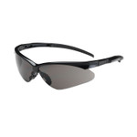 Bouton Adversary Semi-Rimless Safety Glasses, Scratch-Resistant, Black Frame, Gray Lens (PID250280001) Product Image 