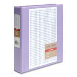 Pep Rally Standard 3-Ring View Binder, 3 Rings, 1.5" Capacity, 11 x 8.5, Lilac Product Image 