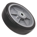 Rubbermaid Commercial 12-Inch Wheel Kit with Hardware, Black/Gray Product Image 