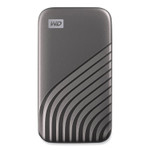 WD MY PASSPORT External Solid State Drive, 500 GB, USB 3.2, Gray Product Image 