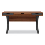 Whalen Stirling Table Desk, 59.75" x 23.75" x 31", Natural Walnut/Charcoal Gray (WHLST60D) Product Image 