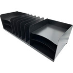 Huron Vertical/Horizontal Combo Desk Organizer - 11 Compartment(s) - Horizontal/Vertical - 8" Height x 30" Width x 11" Depth - HURHASZ0170 Product Image 