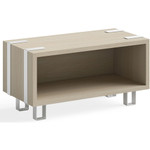 Safco Ready Beige Home Office Stackable Storage - Rectangle - 12.4" Height x 24" Width x 12" Depth Cabinet - SAF5510WHNA Product Image 