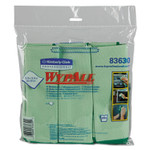 WypAll Microfiber Cloths, Reusable, 15.75 x 15.75, Green, 24/Carton (KCC83630CT) View Product Image