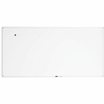 U Brands Magnetic Porcelain Steel Board - 96" (8 ft) Width x 47" (3.9 ft) Height - White Porcelain Steel Surface - White Aluminum Frame - Rectangle - Horizontal/Vertical Product Image 