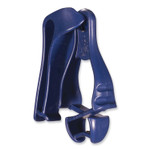 Ergodyne 3405MD Deep Blue Metal Detectable Glove Clip - Belt Clip Mount - 4" Length x 2" Width - for Gloves, Food Processing Plant, Face Mask, Gloves, Key, Personal Protective Equipment (PPE), Towel - EGO19142 Product Image 