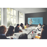 Ghent Harmony Dry Erase Board - 48" (4 ft) Width x 36" (3 ft) Height - Tempered Glass Surface - GHEHMYSM34BE Product Image 