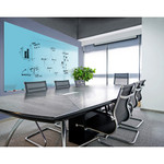 Ghent Magnetic Aria - Horizontal - 60" (5 ft) Width x 36" (3 ft) Height - Blue Tempered Glass Surface - GHEARIASM35BE Product Image 