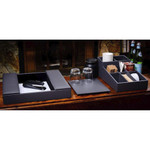 Dacasso Leatherette Coffee Condiment Organizer - Removable Lid - DACA4228 Product Image 