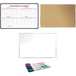 Ghent Dry Erase/Bulletin Board Kit - GHEWFH3 Product Image 