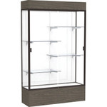 Waddell Reliant Display Cabinet - 48" Width x 16" Depth x 80" Height - 4 x Shelf(ves) - Sliding Door(s) - WAD2174WBBZWV Product Image 