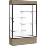 Waddell Reliant Display Cabinet - 48" Width x 16" Depth x 80" Height - 4 x Shelf(ves) - Sliding Door(s) - WAD2174WBBZDK Product Image 