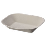 Chinet Savaday Molded Fiber Food Tray, 7 x 9, Beige, Paper, 250/Bag, 500/Carton View Product Image