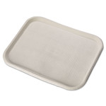 Chinet Savaday Molded Fiber Food Trays, 1-Compartment, 14 x 18, White, Paper, 100/Carton (HUH20804CT) View Product Image