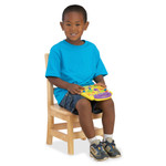 Jonti-Craft KYDZ Ladderback Chair - Maple Seat Color - Solid Hardwood Seat Material - Maple Back Color - Solid Hardwood Back Material - JNT5910JC Product Image 