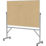 Ghent Bulletin Board - 48" Board Height x 72" Board Width - Natural Cork Surface - GHEARKK46 Product Image 