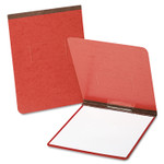 Oxford PressGuard Report Cover with Reinforced Top Hinge, Two-Prong Metal Fastener, 2" Capacity, 8.5 x 11, Red/Red (OXF71134) View Product Image