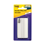 Post-it Tabs Solid Color Tabs, 1/3-Cut, White, 3" Wide, 50/Pack (MMM686F50WH3IN) View Product Image