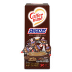 Coffee mate Liquid Coffee Creamer, Snickers, 0.38 oz Mini Cups, 50 Cups/Box (NES61425BX) View Product Image