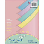 Pacon Parchment Card Stock - Letter - 8 1/2" x 11" - 65 lb Basis Weight - Sustainable Forestry Initiative (SFI) - Pastel Pink, Pastel Blue, Pastel Canary, Pastel Green, Pastel Lilac Product Image 