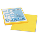 Pacon Tru-Ray Construction Paper, 76 lb Text Weight, 9 x 12, Yellow, 50/Pack View Product Image