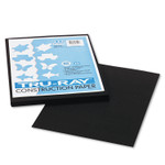 Pacon Tru-Ray Construction Paper, 76 lb Text Weight, 9 x 12, Black, 50/Pack View Product Image