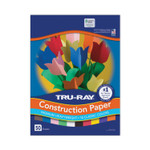 Pacon Tru-Ray Construction Paper, 76 lb Text Weight, 9 x 12, Assorted Standard Colors, 50/Pack (PAC103031) View Product Image