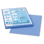 Pacon Tru-Ray Construction Paper, 76 lb Text Weight, 9 x 12, Blue, 50/Pack View Product Image