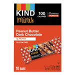 KIND Minis, Peanut Butter Dark Chocolate, 0.7 oz, 10/Pack (KND27961) View Product Image