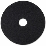 3M Black Stripping Pads - Round - 20" Diameter - Stripping, Floor - Hard, Concrete Floor - 175 rpm to 600 rpm Speed Supported Product Image 