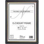 Golite nu-dell EZ Mount Wall Frame - Holds 8" x 10" Insert - Plastic - Black, Black Product Image 