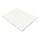 Prang SunWorks Construction Paper, 50 lb Text Weight, 18 x 24, White, 50/Pack (PAC9217) View Product Image