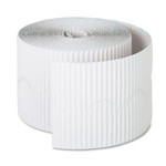 Pacon Bordette Decorative Border, 2.25" x 50 ft Roll, White (PAC37016) View Product Image