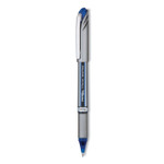 Pentel EnerGel NV Gel Pen, Stick, Medium 0.7 mm, Blue Ink, Gray/Black/Blue Barrel, Dozen (PENBL27C) View Product Image
