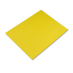 Pacon Four-Ply Railroad Board, 22 x 28, Lemon Yellow, 25/Carton View Product Image