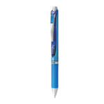 Pentel EnerGel RTX Gel Pen, Retractable, Medium 0.7 mm Needle Tip, Blue Ink, Blue/Gray Barrel (PENBLN77C) View Product Image