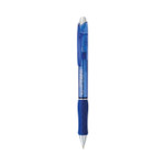 Pentel R.S.V.P. Super RT Ballpoint Pen, Retractable, Medium 1 mm, Blue Ink, Translucent Blue/Blue Barrel, Dozen (PENBX480C) View Product Image