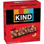 KIND Dark Chocolate Cherry Cashew Nut Bars - Cholesterol-free, Non-GMO, Gluten-free, Individually Wrapped - Dark Chocolate Cherry Cashew - 1.40 oz Product Image 