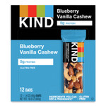 KIND Fruit and Nut Bars, Blueberry Vanilla and Cashew, 1.4 oz Bar, 12/Box View Product Image